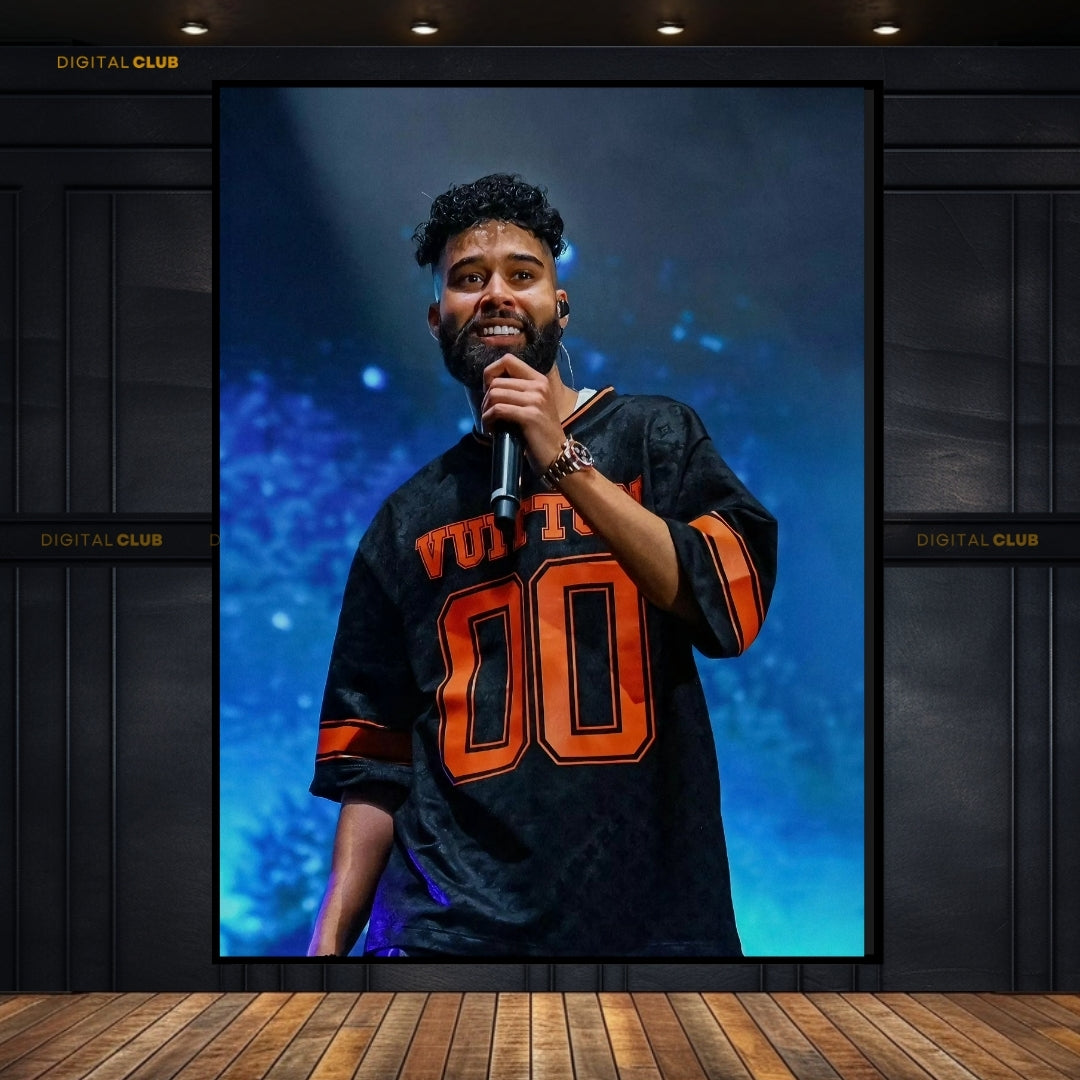 AP DHILLON SINGER - Premium Wall Art