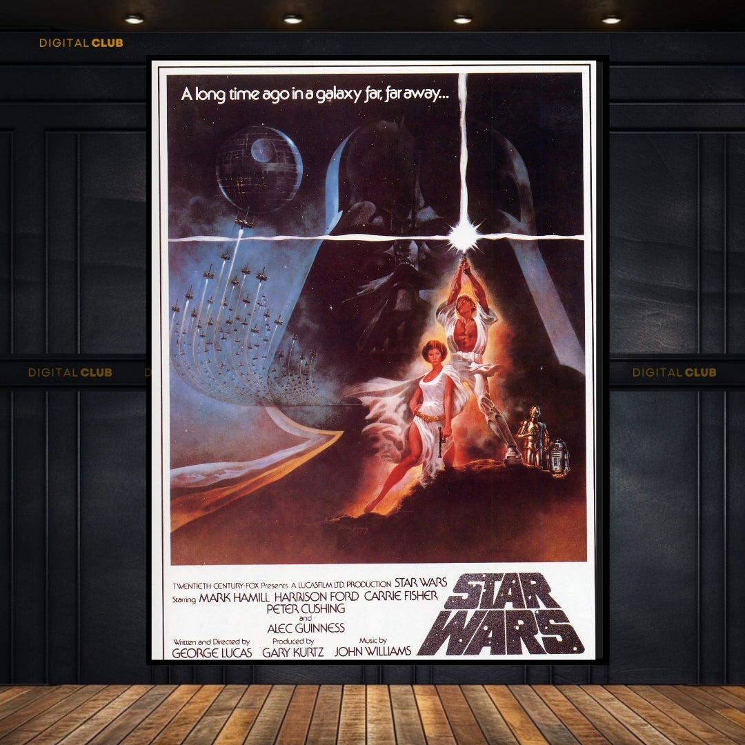 Star Wars- Movie Poster - Premium Wall Art`