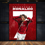 Christano Ronaldo 7 - Football - Premium Wall Art