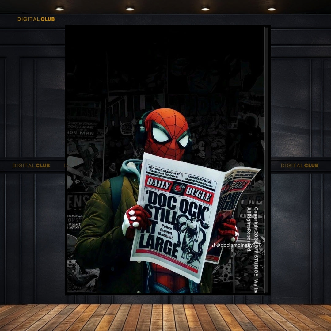 Spider Man Miles Morales - Premium Wall Art