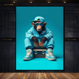 Monkey Music NFT - Premium Wall Art