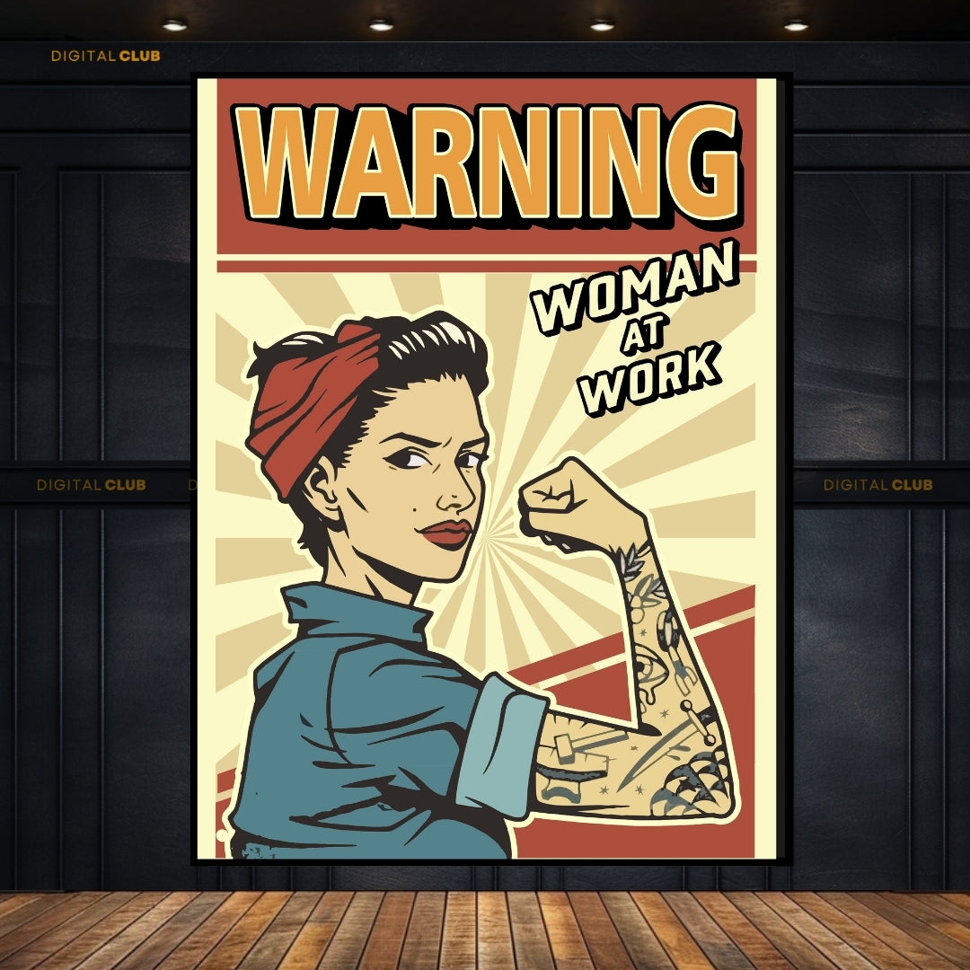 Women Power- Premium Wall Art