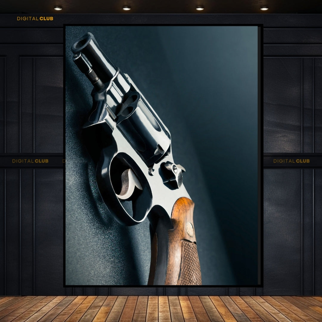 Revolver Gun - Premium Wall Art