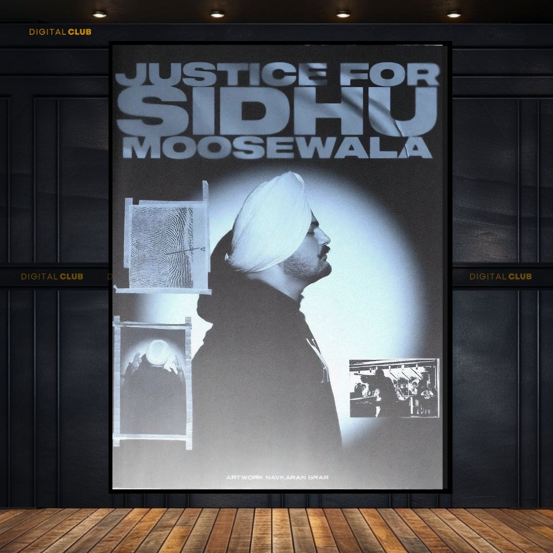 Sidhu Poster - Music- Premium Wall Art