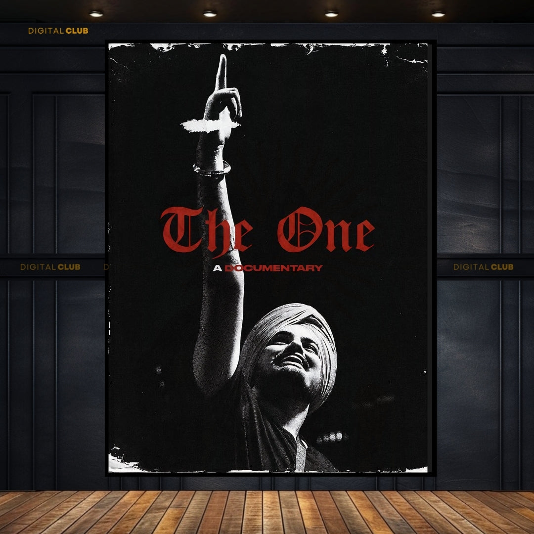 Sidhu The One - Music- Premium Wall Art