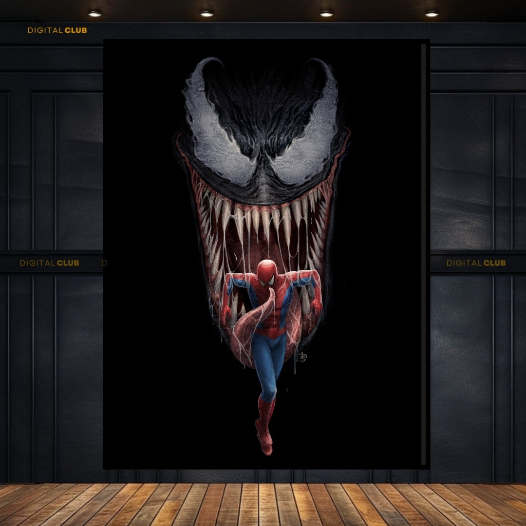 Spider Man x Venom - Premium Wall Art