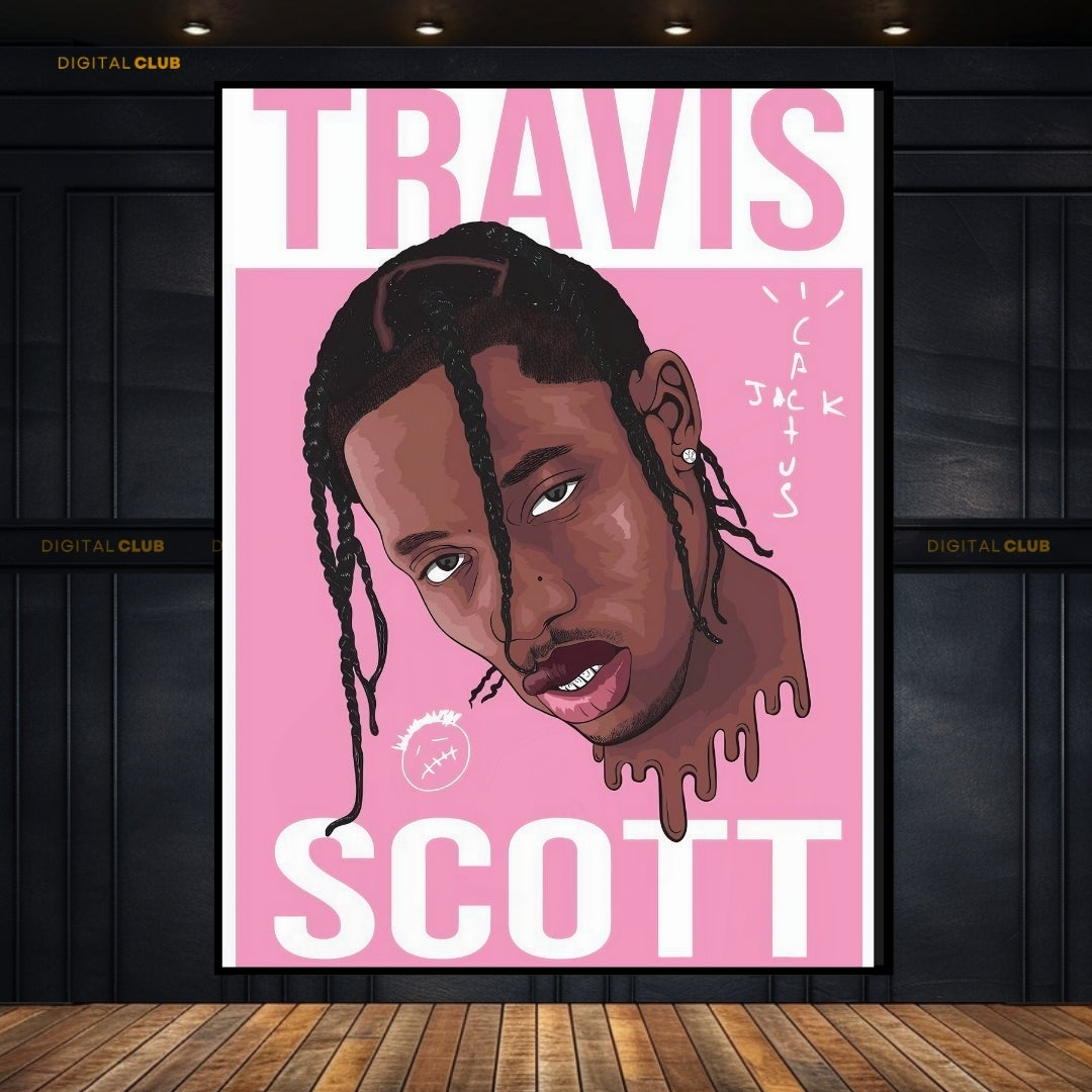 Travis Scott - Music- Premium Wall Art