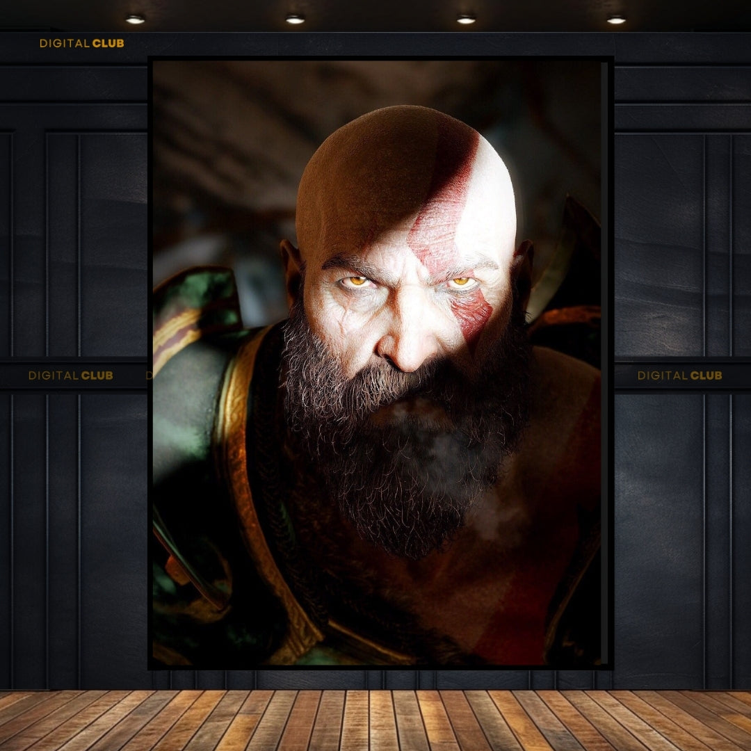 God Of War- Gaming-Premium Wall Art