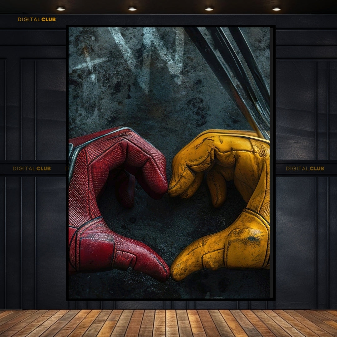 Deadpool X Wolverine - Movie - Premium Wall Art