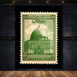 Palestine Stamp - Premium Wall Art