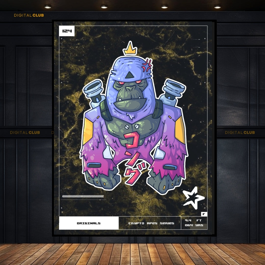 Ape NFT 01- Premium Wall Art