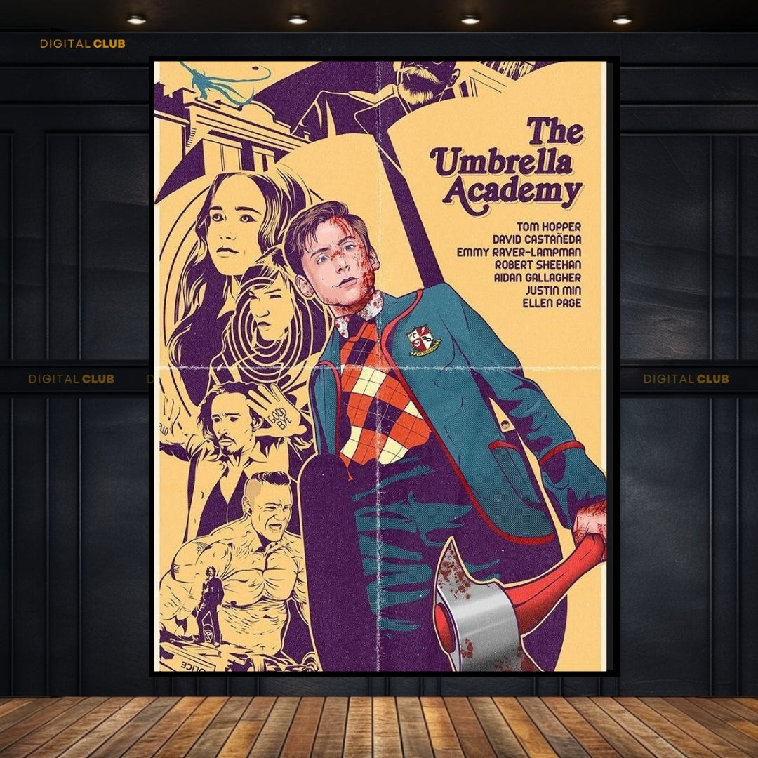 FIVE 5 - Umbrella Academy - Premium Wall Art