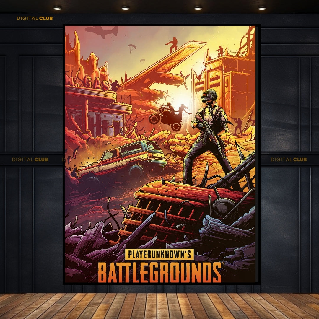 PUBG Artwork- Premium Wall Art