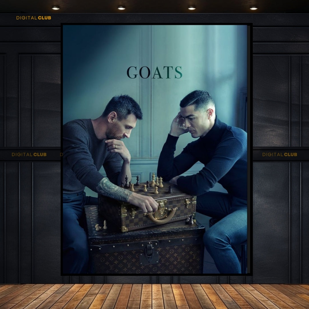 Goats- Football -Premium Wall Art