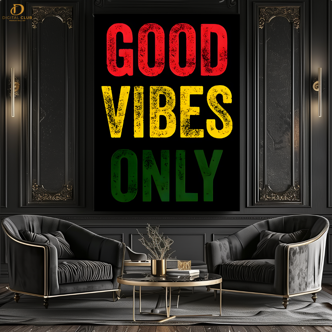 Good Vibes Only - Artwork - Premium Wall Art