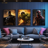 Marvel Super Heroes - 3 Panel Wall Art