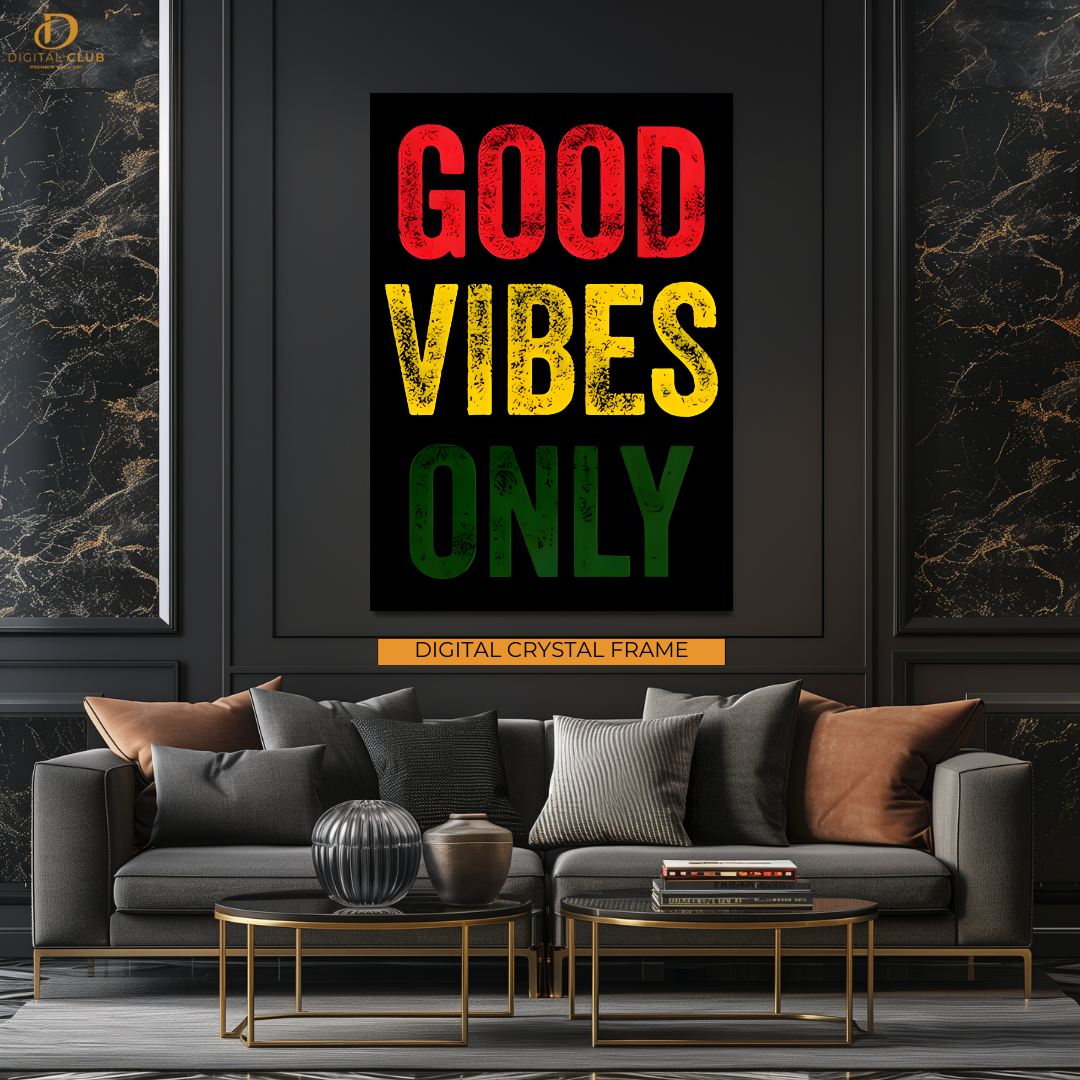 Good Vibes Only - Artwork - Premium Wall Art