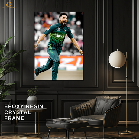 Muhammad Amir - Cricket - Premium Wall Art