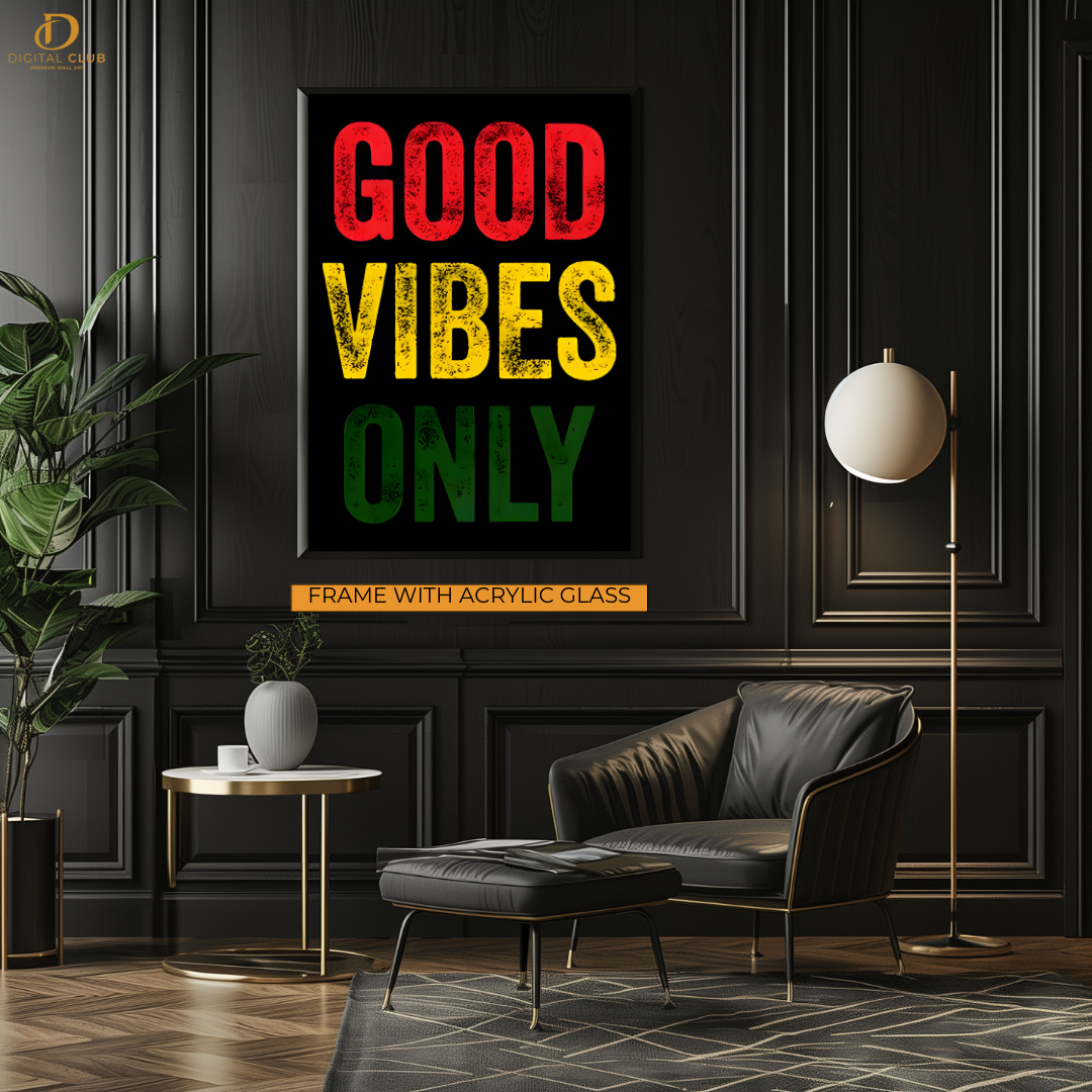 Good Vibes Only - Artwork - Premium Wall Art