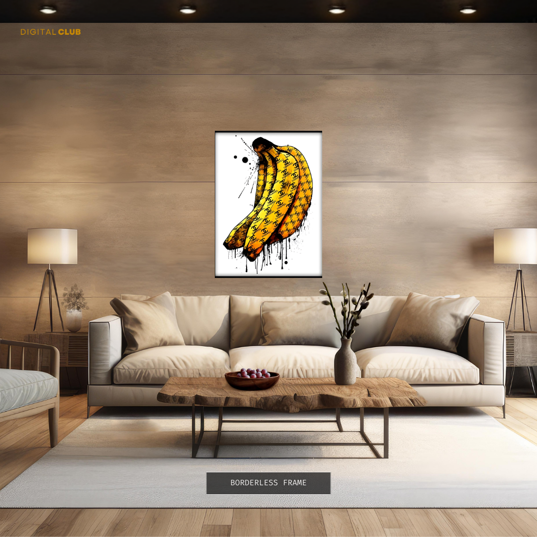 Chanel Bananas - Artwork - Premium Wall Art