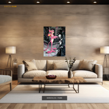 Pink Panther & Charlie Premium Wall Art