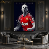 Rio Ferdinand - Artwork - Premium Wall Art