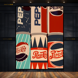 Pepsi Artwork - Food & Drinks - Premium Wall Art