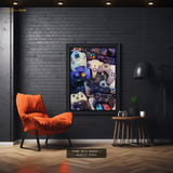 Gaming Console Controllers Artwork Premium Wall Art