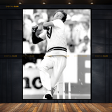 Imran Khan Bowling Premium Wall Art