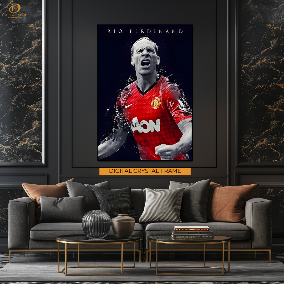 Rio Ferdinand - Artwork - Premium Wall Art