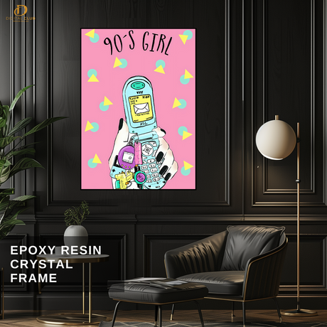 90's Girl - Trendy - Premium Wall Art