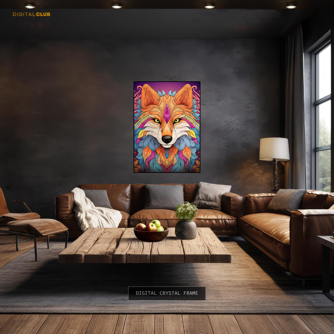 Fox Artwork 3 - Animal & Wildlife Premium Wall Art