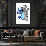 Stitch - Disney - Premium Wall Art