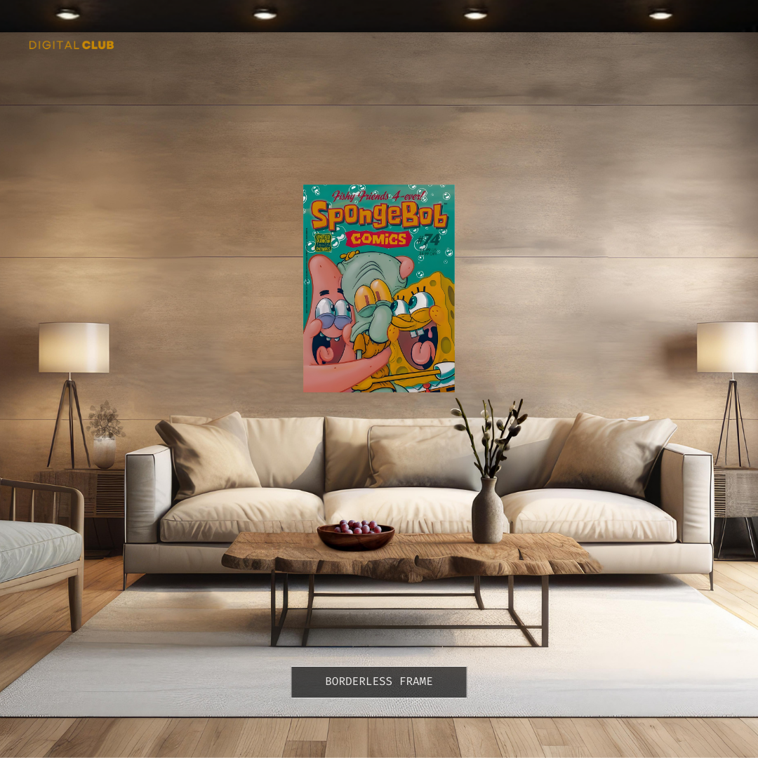 Sponge Bob - Artwork - Premium Wall Art