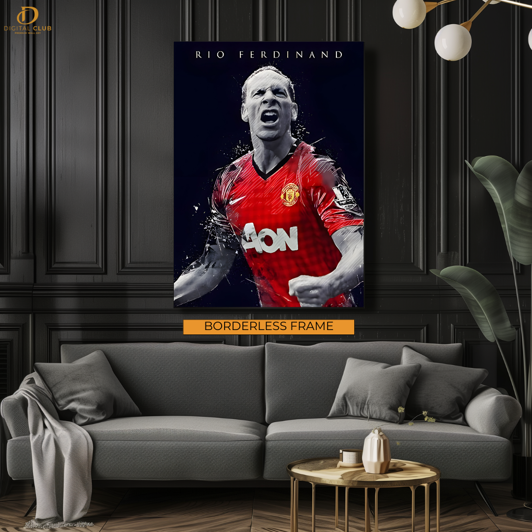 Rio Ferdinand - Artwork - Premium Wall Art