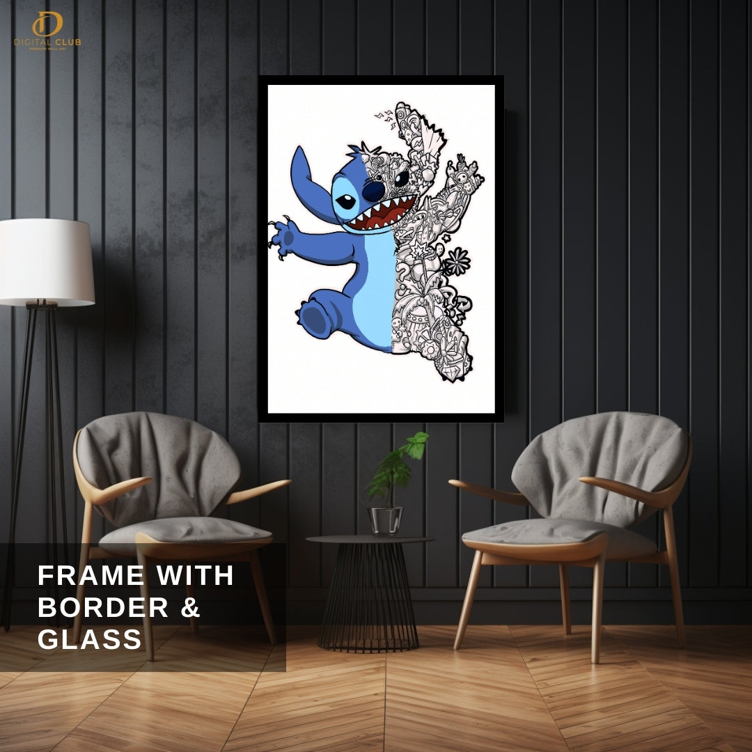 Stitch - Disney - Premium Wall Art