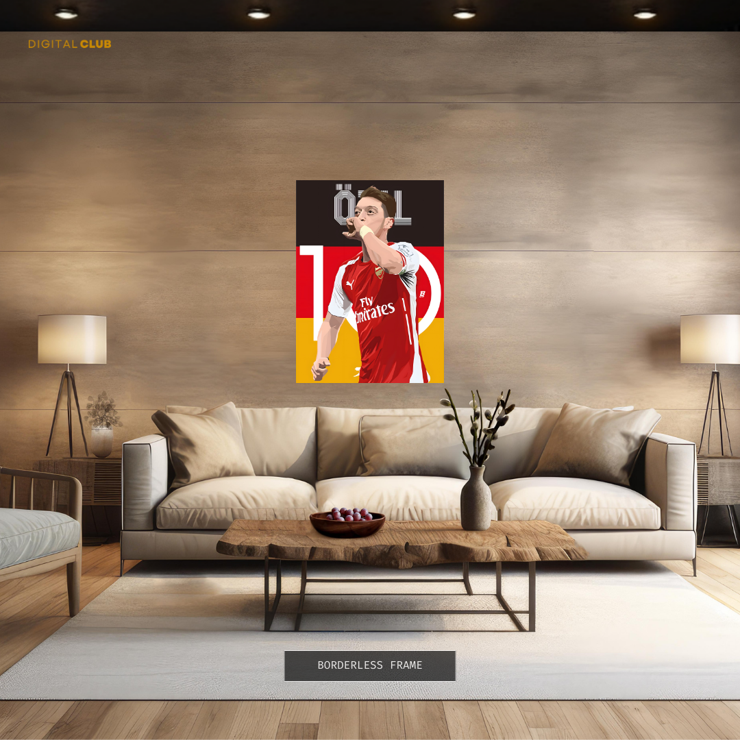 Ozil Arsenal - Football - Premium Wall Art