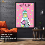 90's Girl - Trendy - Premium Wall Art