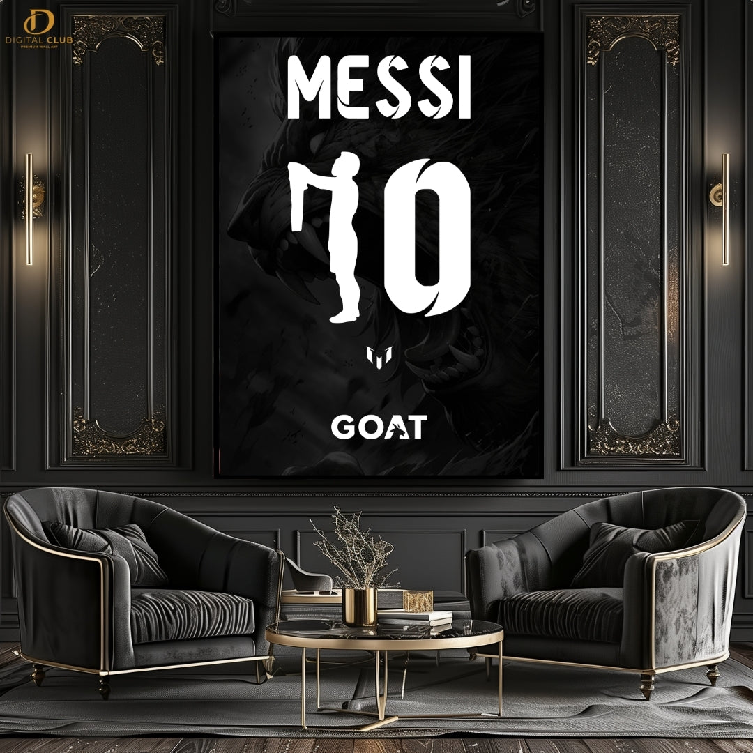 Messi - Football - Premium Wall Art