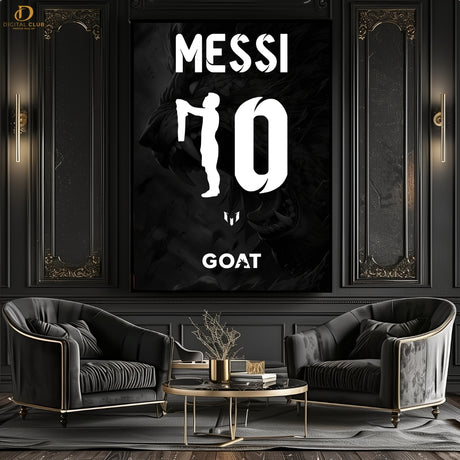 Messi - Football - Premium Wall Art