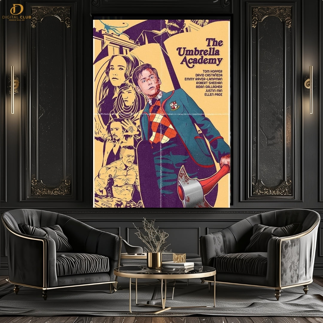 FIVE 5 - Umbrella Academy - Premium Wall Art