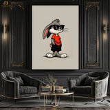 Bunny Cartoon- Premium Wall Art