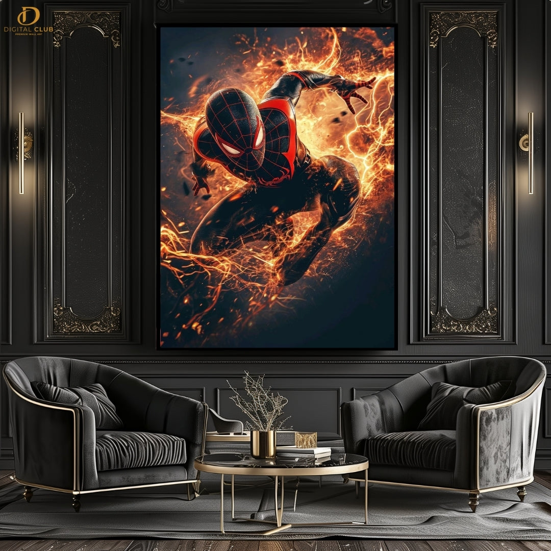 Spider Man Artwork - Premium Wall Art