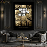 GTA 3 - Gaming -Premium Wall Art