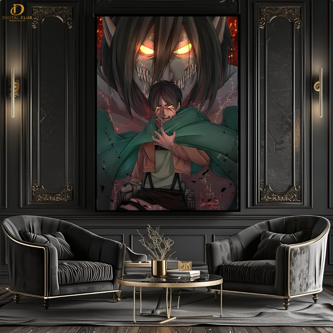 Attack On Titan - Anime- Premium Wall Art