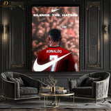 Ronaldo Quote- Football - Premium Wall Art