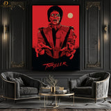 MICHEAL JACKSON Thriller - Singer- Premium Wall Art