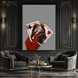 Kissing Cards- Premium Wall Art