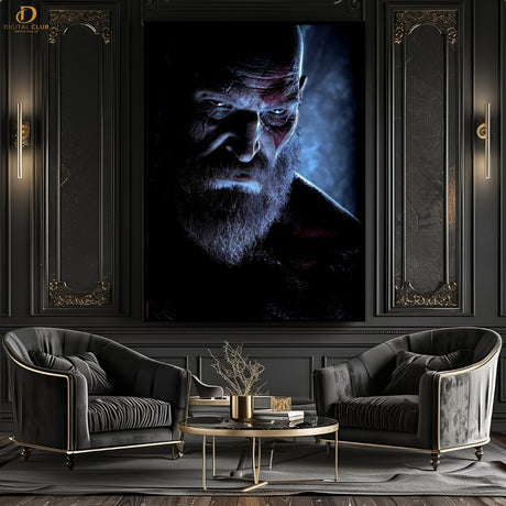 God Of War- Gaming-Premium Wall Art