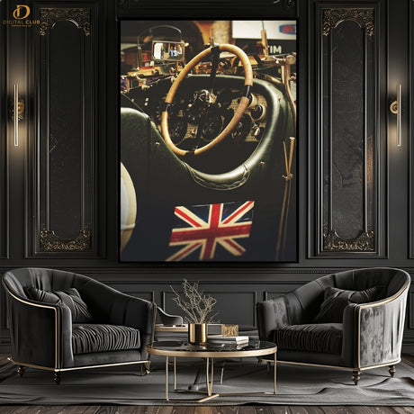 Vintage Car - Premium Wall Art